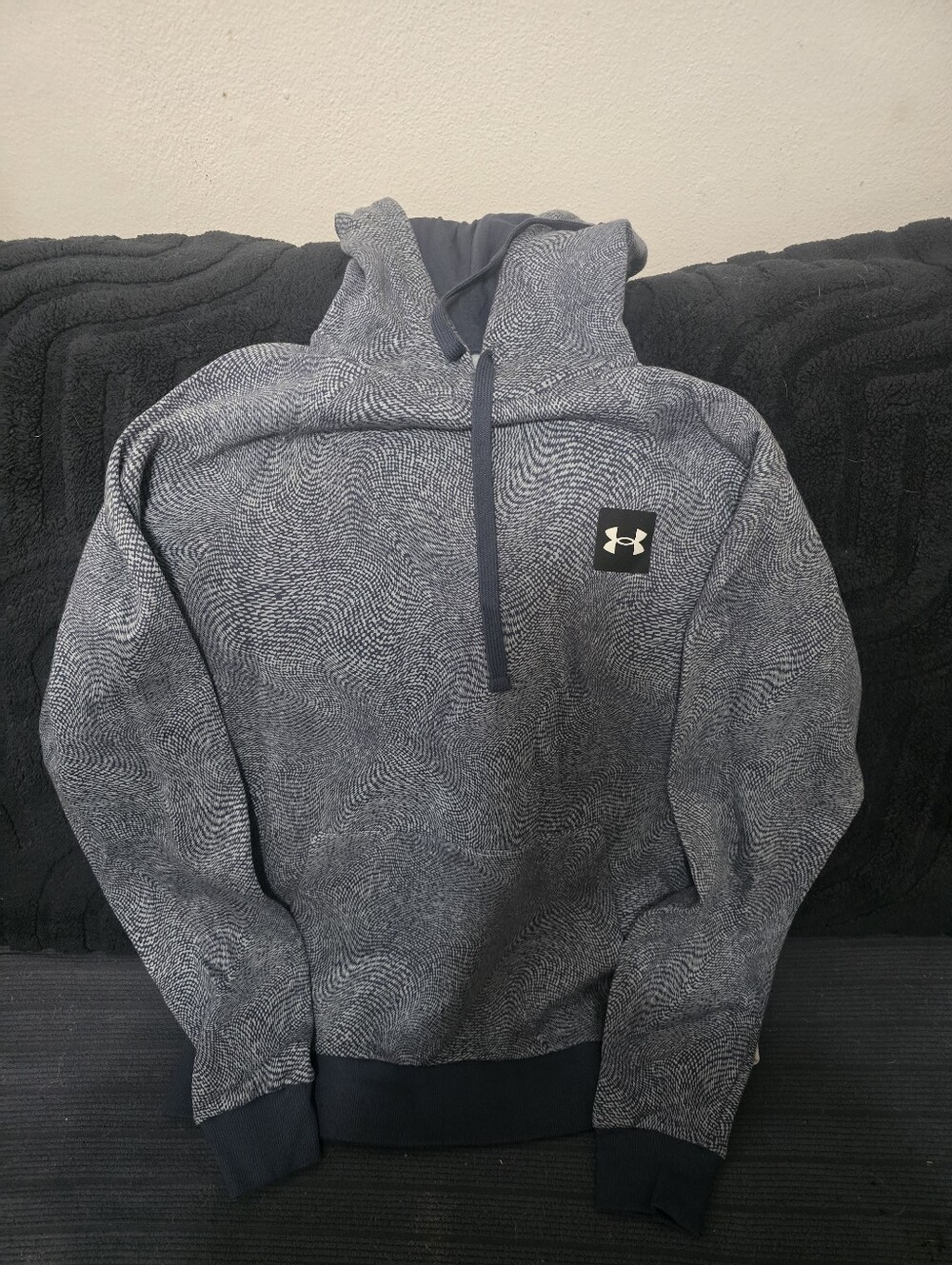 Under Armour Blue Patterned Pullover Hoodie